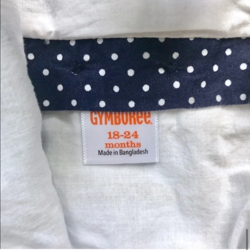 •Gymboree• patchwork peplum tank